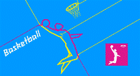 Pictograma da modalidade do basquete na olimpiada 2012